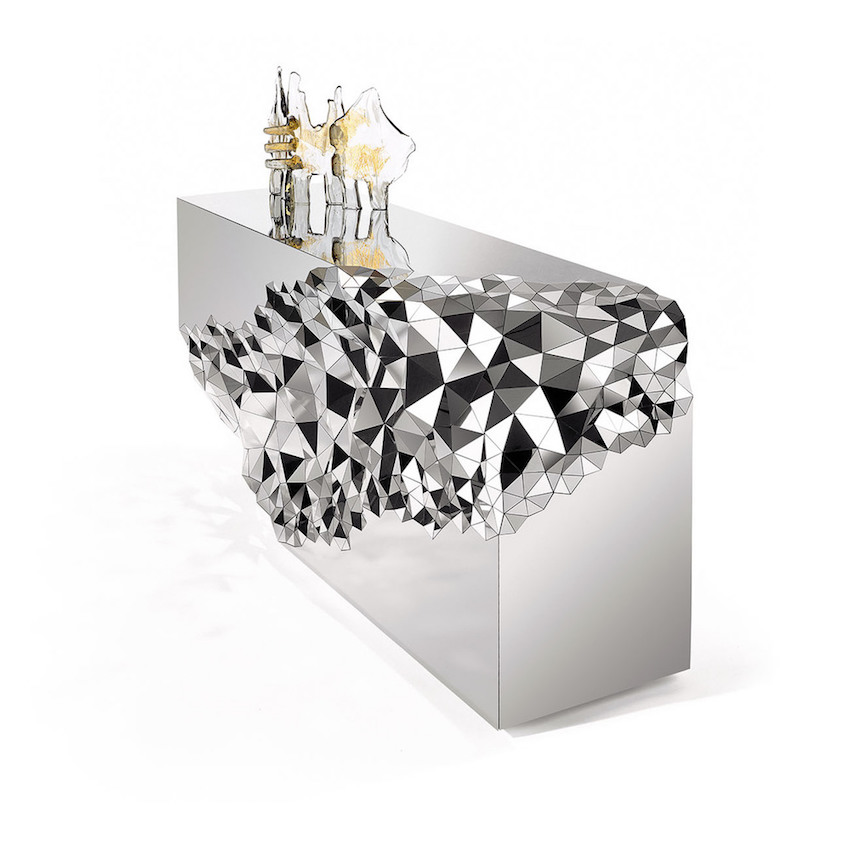 Stellar Collection: shimmering mirrored pieces by Jake Phipps ➤ Discover the season's newest designs and inspirations. Visit us at http://www.wallmirrors.eu #wallmirrors #wallmirrorideas #uniquemirrors @WallMirrorsBlog
