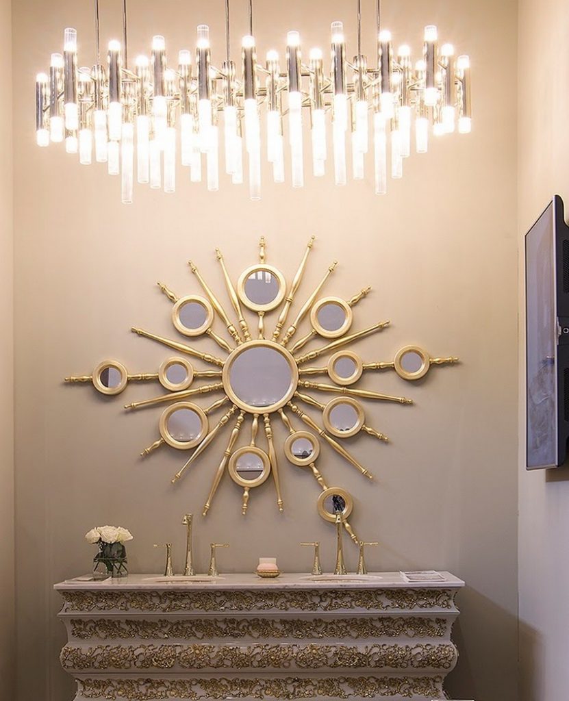Complement Your Wall Mirrors with Glamorous Lighting Designs 5