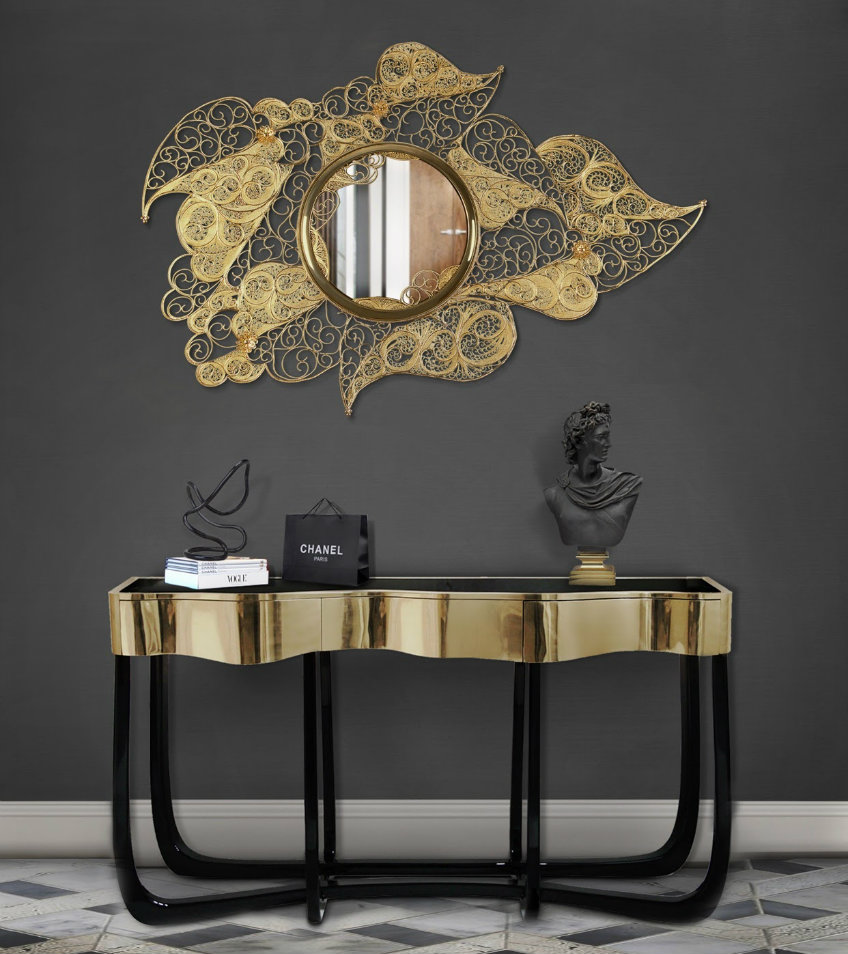 How to Combine Console Tables with Wall Mirrors