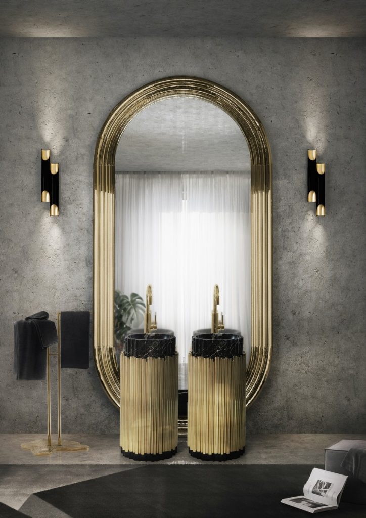 10 Oversized Mirrors that Are the Perfect Match to Any Bathroom Set