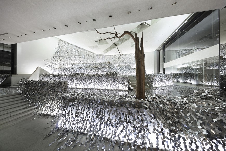 Art Exhibitions Spotlight Nendos Ingenious Ivy of Mirrors at Sogetsu School 2