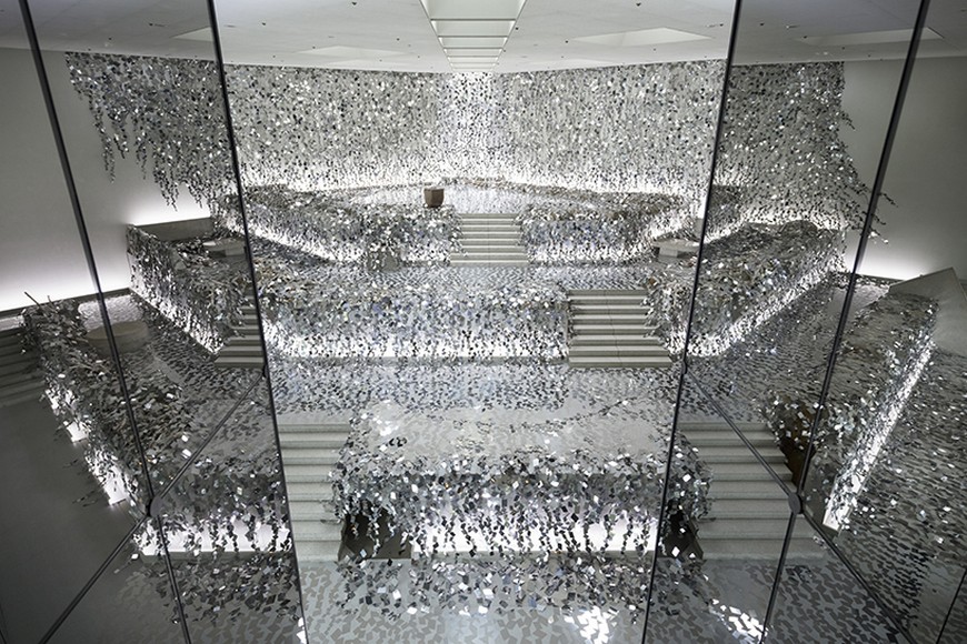 Art Exhibitions Spotlight Nendos Ingenious Ivy of Mirrors at Sogetsu School 8