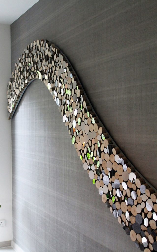 Lee Borthwick’s Wave Wall Sculpture is Perfect for One's Living Room 2