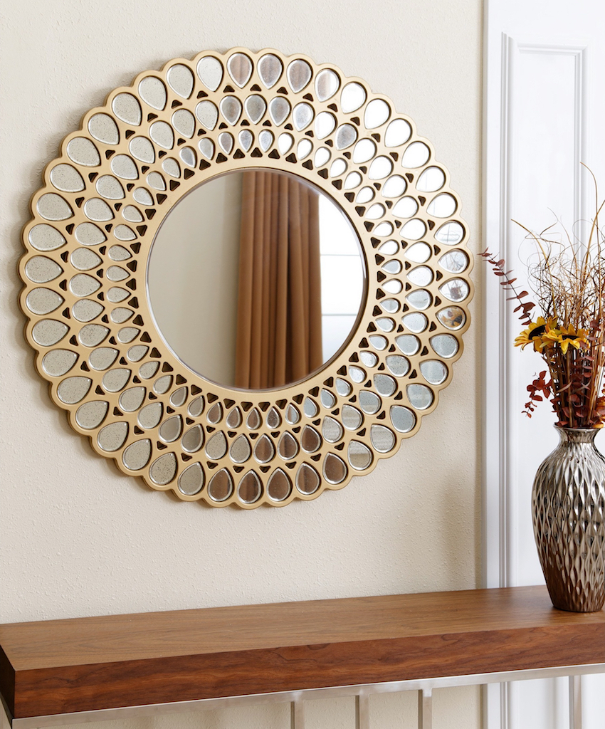 9 Dazzling Round Wall Mirrors to Decorate Your Walls