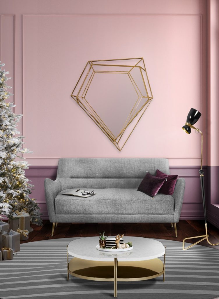 10 Whimsical Christmas Decor Ideas That Highlight Wall Mirror Designs - Whimsical Decor Ideas
