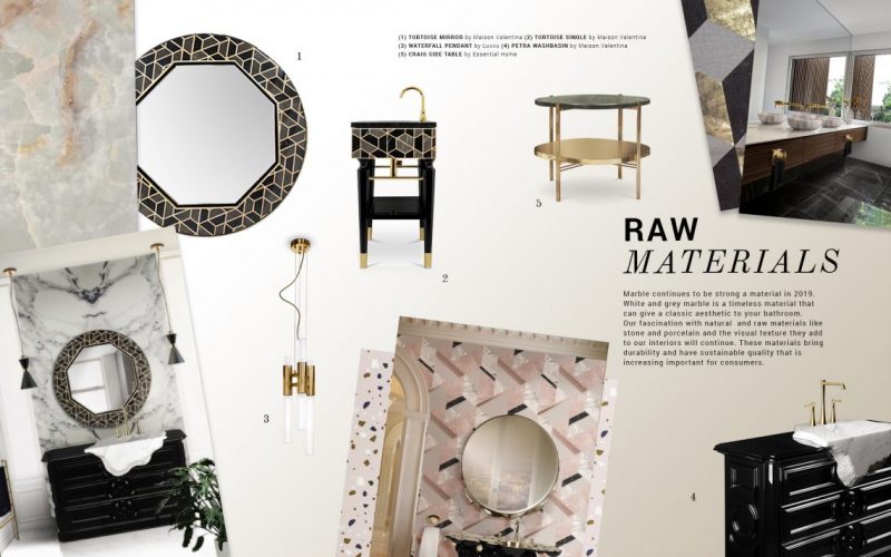 Raw Materials Trend, Where Luxury Meets Design